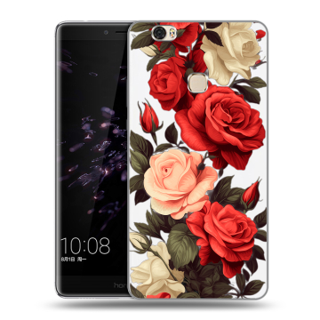 Силиконовый чехол на Huawei Honor Note 8 с принтом Розы Силиконовый чехол на Huawei Honor Note 8 с принтом Розы