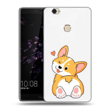 Силиконовый чехол на Huawei Honor Note 8 с принтом Корги Силиконовый чехол на Huawei Honor Note 8 с принтом Корги