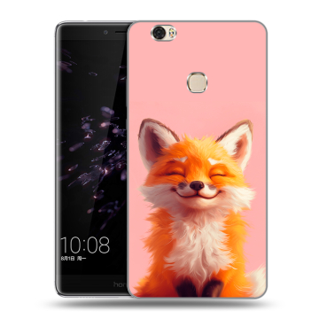Силиконовый чехол на Huawei Honor Note 8 с принтом милая лиса