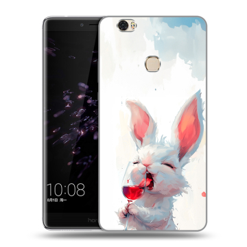 Силиконовый чехол на Huawei Honor Note 8 с принтом кролик зайчик
