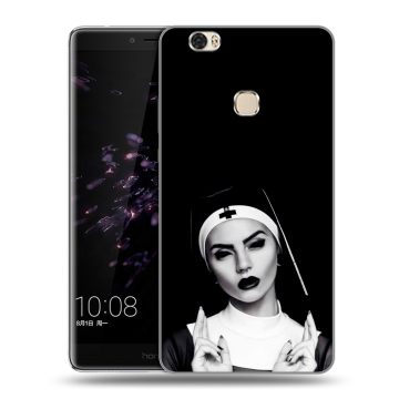 Силиконовый чехол на Huawei Honor Note 8 с принтом монашка Силиконовый чехол на Huawei Honor Note 8 с принтом монашка
