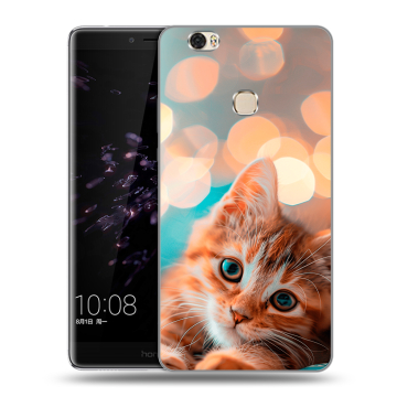 Силиконовый чехол на Huawei Honor Note 8 с принтом котик Силиконовый чехол на Huawei Honor Note 8 с принтом котик