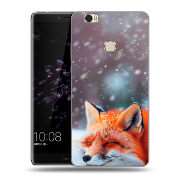 Силиконовый чехол на Huawei Honor Note 8 с принтом лиса