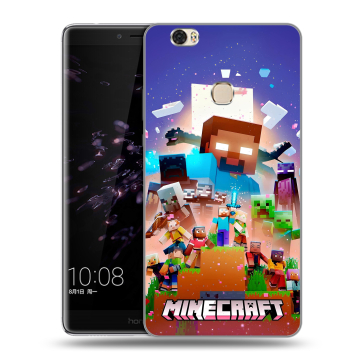 Силиконовый чехол на Huawei Honor Note 8 с принтом Майнкрафт Minecraft Силиконовый чехол на Huawei Honor Note 8 с принтом Майнкрафт Minecraft