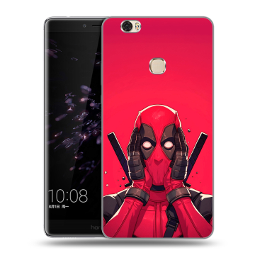 Силиконовый чехол на Huawei Honor Note 8 с принтом Дедпул Deadpool