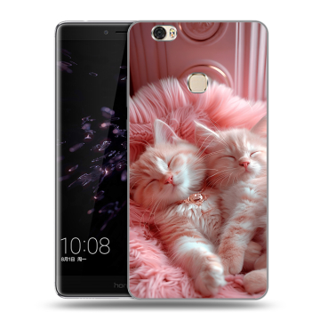 Силиконовый чехол на Huawei Honor Note 8 с принтом котята котики Силиконовый чехол на Huawei Honor Note 8 с принтом котята котики