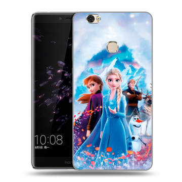 Силиконовый чехол на Huawei Honor Note 8 с принтом Холодное сердце Frozen