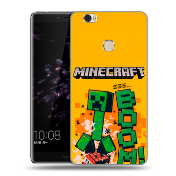 Силиконовый чехол на Huawei Honor Note 8 с принтом Майнкрафт Minecraft