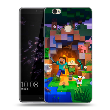 Силиконовый чехол на Huawei Honor Note 8 с принтом Майнкрафт Minecraft Силиконовый чехол на Huawei Honor Note 8 с принтом Майнкрафт Minecraft