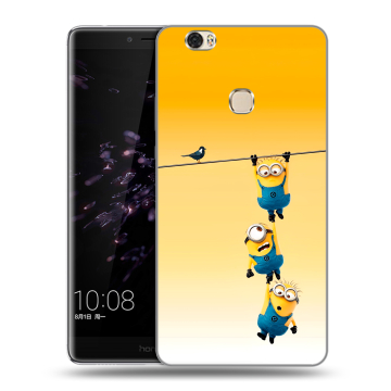 Силиконовый чехол на Huawei Honor Note 8 с принтом Миньоны