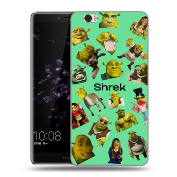 Силиконовый чехол на Huawei Honor Note 8 с принтом Шрек Shrek Силиконовый чехол на Huawei Honor Note 8 с принтом Шрек Shrek
