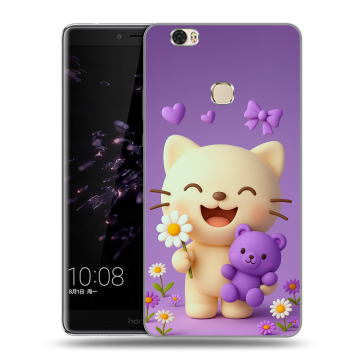 Силиконовый чехол на Huawei Honor Note 8 с принтом для девочек