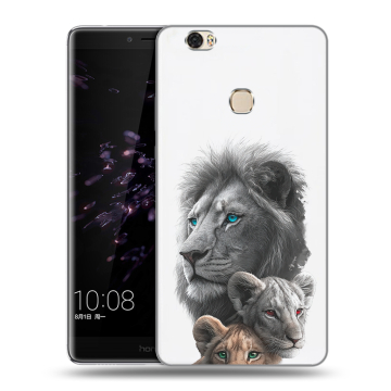 Силиконовый чехол на Huawei Honor Note 8 с принтом Львы Силиконовый чехол на Huawei Honor Note 8 с принтом Львы