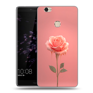 Силиконовый чехол на Huawei Honor Note 8 с принтом Розовая роза Силиконовый чехол на Huawei Honor Note 8 с принтом Розовая роза