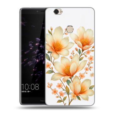 Силиконовый чехол на Huawei Honor Note 8 с принтом Цветы Силиконовый чехол на Huawei Honor Note 8 с принтом Цветы