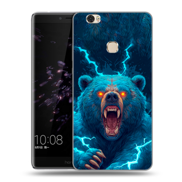 Силиконовый чехол на Huawei Honor Note 8 с принтом Медведь Силиконовый чехол на Huawei Honor Note 8 с принтом Медведь
