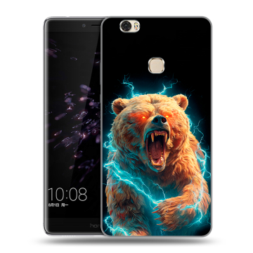 Силиконовый чехол на Huawei Honor Note 8 с принтом Медведь Силиконовый чехол на Huawei Honor Note 8 с принтом Медведь