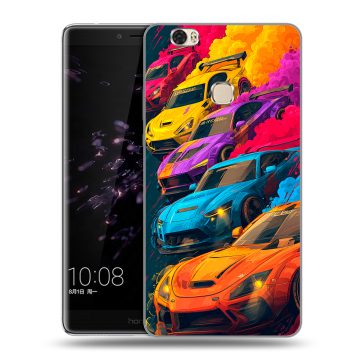 Силиконовый чехол на Huawei Honor Note 8 с принтом Тачки Силиконовый чехол на Huawei Honor Note 8 с принтом Тачки