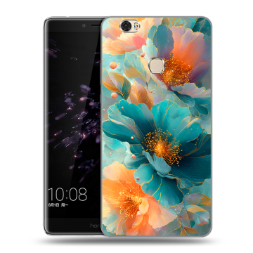 Силиконовый чехол на Huawei Honor Note 8 с принтом Цветы Силиконовый чехол на Huawei Honor Note 8 с принтом Цветы