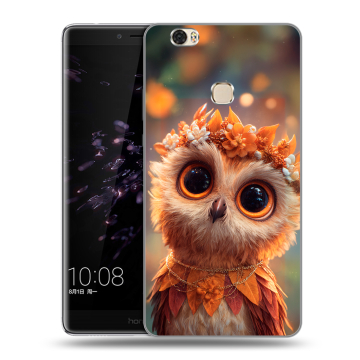 Силиконовый чехол на Huawei Honor Note 8 с принтом Милая сова