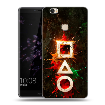 Силиконовый чехол на Huawei Honor Note 8 с принтом Squid Game Игра кальмара