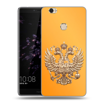 Силиконовый чехол на Huawei Honor Note 8 с принтом Герб Флаг России