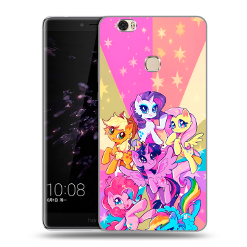Силиконовый чехол на Huawei Honor Note 8 с принтом My little pony Дружба чудо