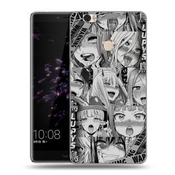 Силиконовый чехол на Huawei Honor Note 8 с принтом Ahegao Ахегао Аниме