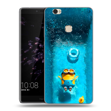 Силиконовый чехол на Huawei Honor Note 8 с принтом Миньоны Силиконовый чехол на Huawei Honor Note 8 с принтом Миньоны