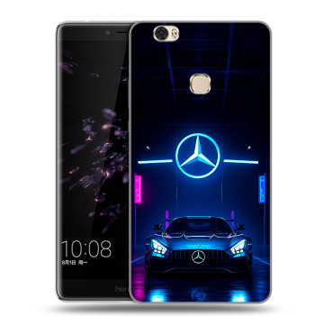 Силиконовый чехол на Huawei Honor Note 8 с принтом Mercedes Мерседес