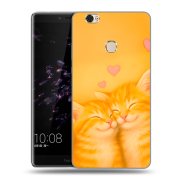 Силиконовый чехол на Huawei Honor Note 8 с принтом Милые котята