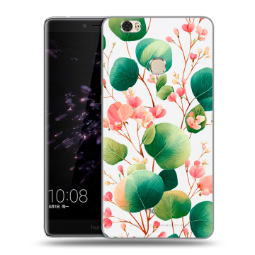 Силиконовый чехол на Huawei Honor Note 8 с принтом женский