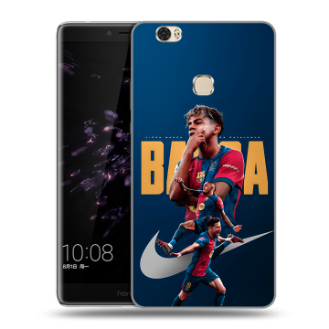 Силиконовый чехол на Huawei Honor Note 8 с принтом Барселона Barca Yamal 