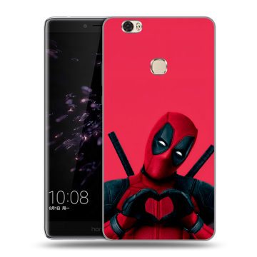 Силиконовый чехол на Huawei Honor Note 8 с принтом Дедпул Deadpool