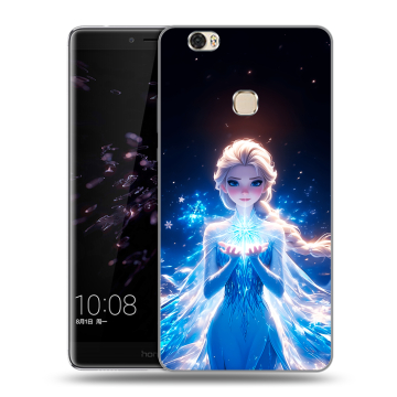 Силиконовый чехол на Huawei Honor Note 8 с принтом Холодное сердце Frozen