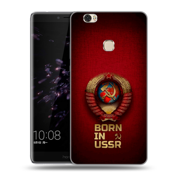 Силиконовый чехол на Huawei Honor Note 8 с принтом Флаг Герб СССР