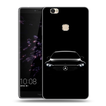 Силиконовый чехол на Huawei Honor Note 8 с принтом Mercedes Мерседес