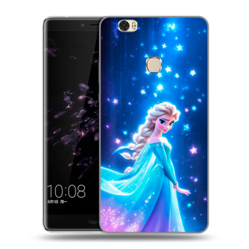 Силиконовый чехол на Huawei Honor Note 8 с принтом Холодное сердце Frozen