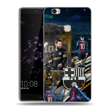Силиконовый чехол на Huawei Honor Note 8 с принтом Messi Barcelona