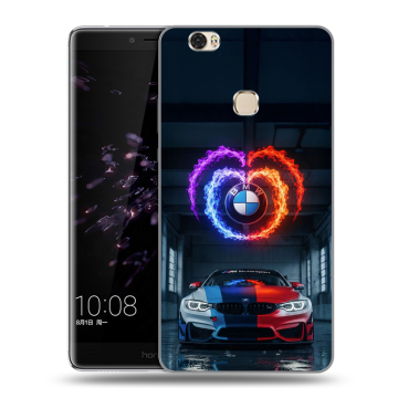 Силиконовый чехол на Huawei Honor Note 8 с принтом BMW БМВ