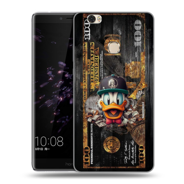 Силиконовый чехол на Huawei Honor Note 8 с принтом Дональд Дак Доллар