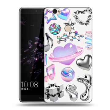 Силиконовый чехол на Huawei Honor Note 8 с принтом Y2K Силиконовый чехол на Huawei Honor Note 8 с принтом Y2K