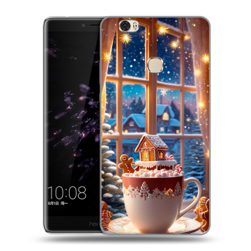 Силиконовый чехол на Huawei Honor Note 8 с принтом Новый год