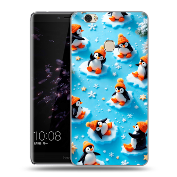Силиконовый чехол на Huawei Honor Note 8 с принтом Новый год