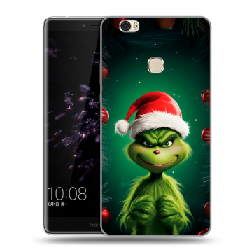 Силиконовый чехол на Huawei Honor Note 8 с принтом Гринч Новый год Рождество