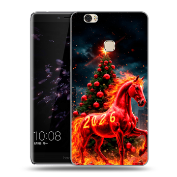 Силиконовый чехол на Huawei Honor Note 8 с принтом Новый год