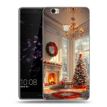 Силиконовый чехол на Huawei Honor Note 8 с принтом Новый год