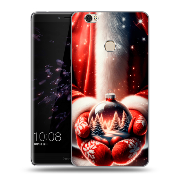 Силиконовый чехол на Huawei Honor Note 8 с принтом Новый год