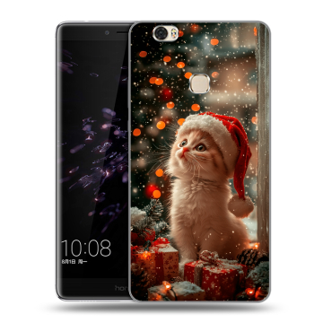 Силиконовый чехол на Huawei Honor Note 8 с принтом Новый год