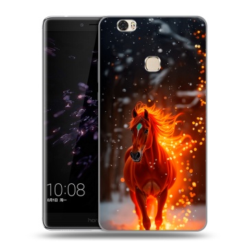 Силиконовый чехол на Huawei Honor Note 8 с принтом Новый год